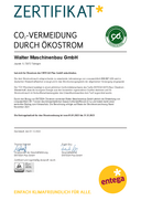 Certificat d’électricité verte